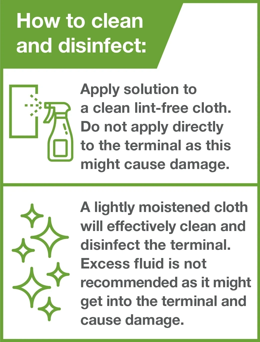 How to clean and disinfect